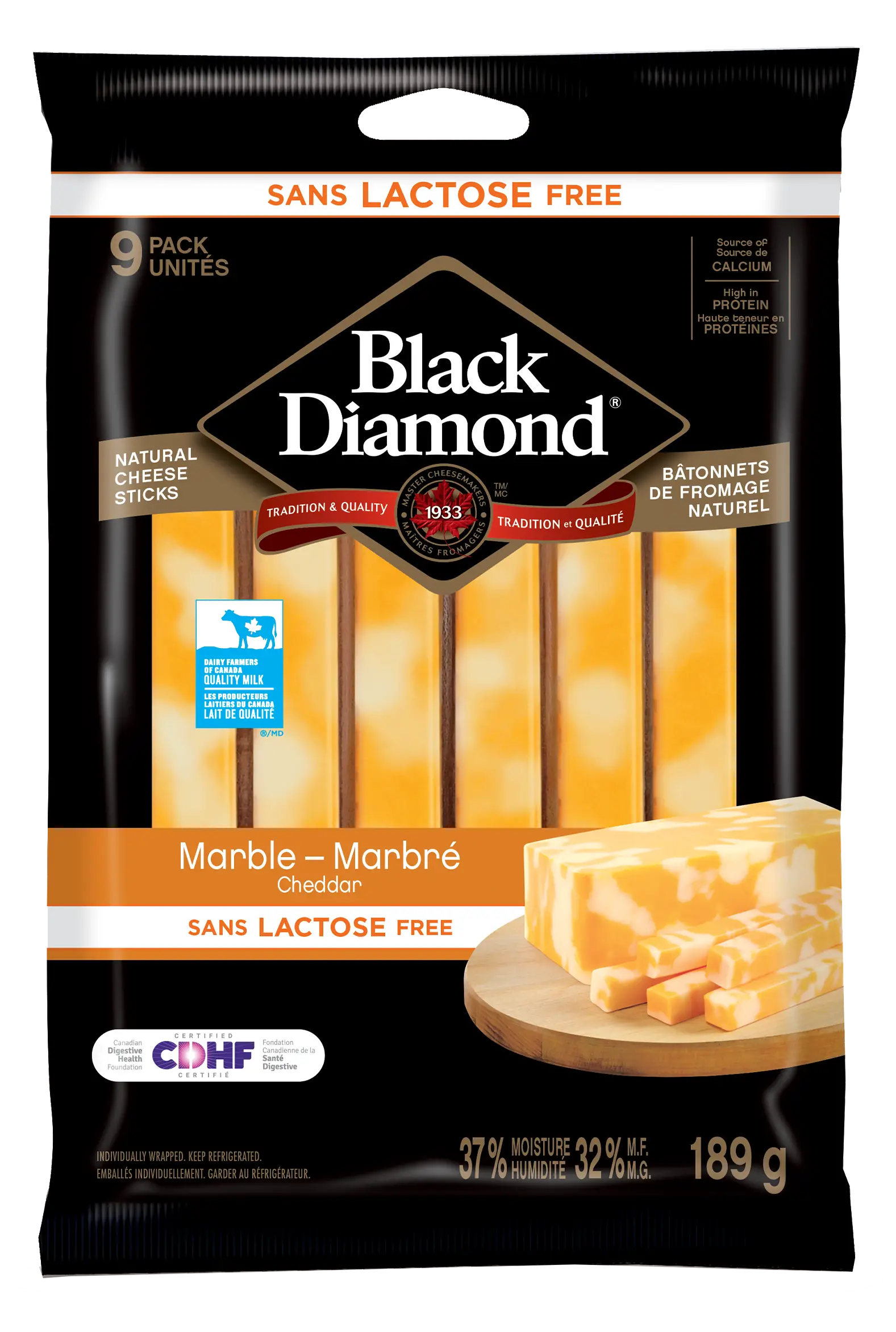 black diamond lactose free sticks