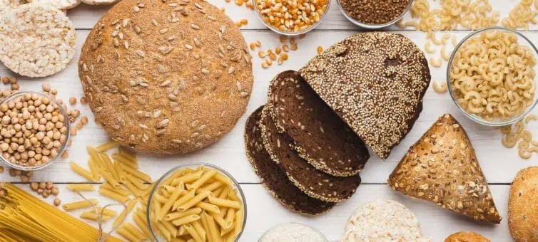 Grains bread and pasta