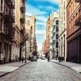 Street with houses on it