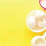 Baking utensils with a yellow background