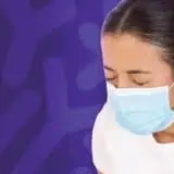person with a mask on
