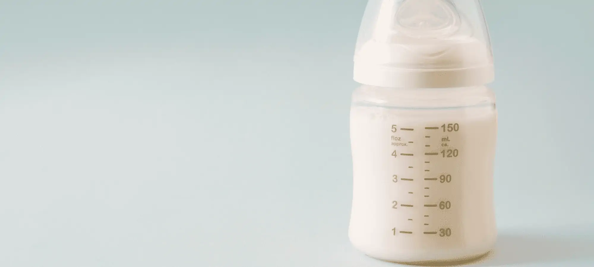 cows milk allergy bottle