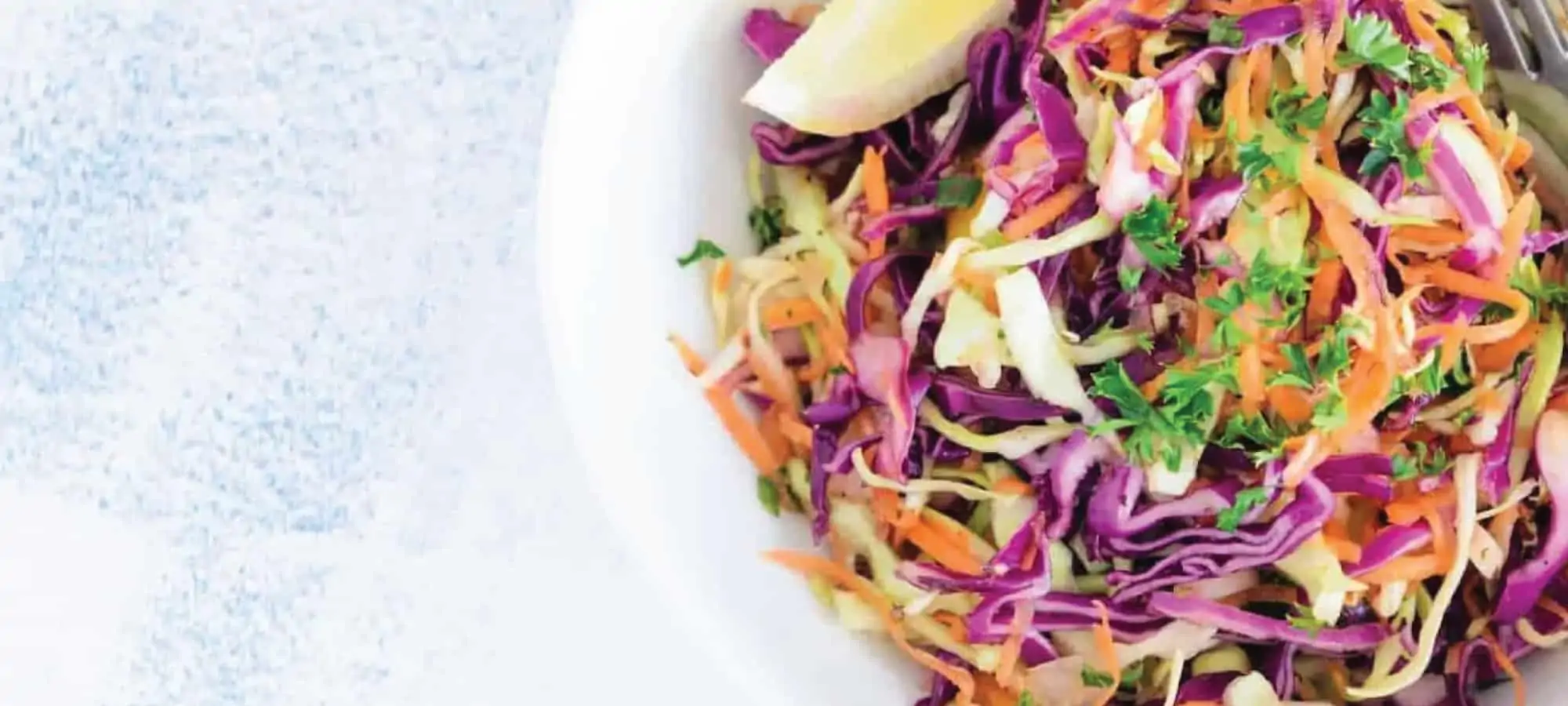 Bowl of summer fresh slaw