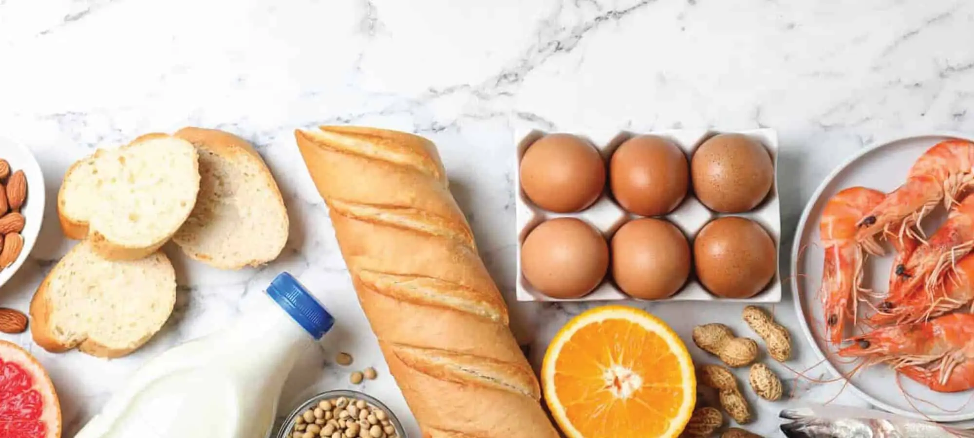 Top allergy foods on the table