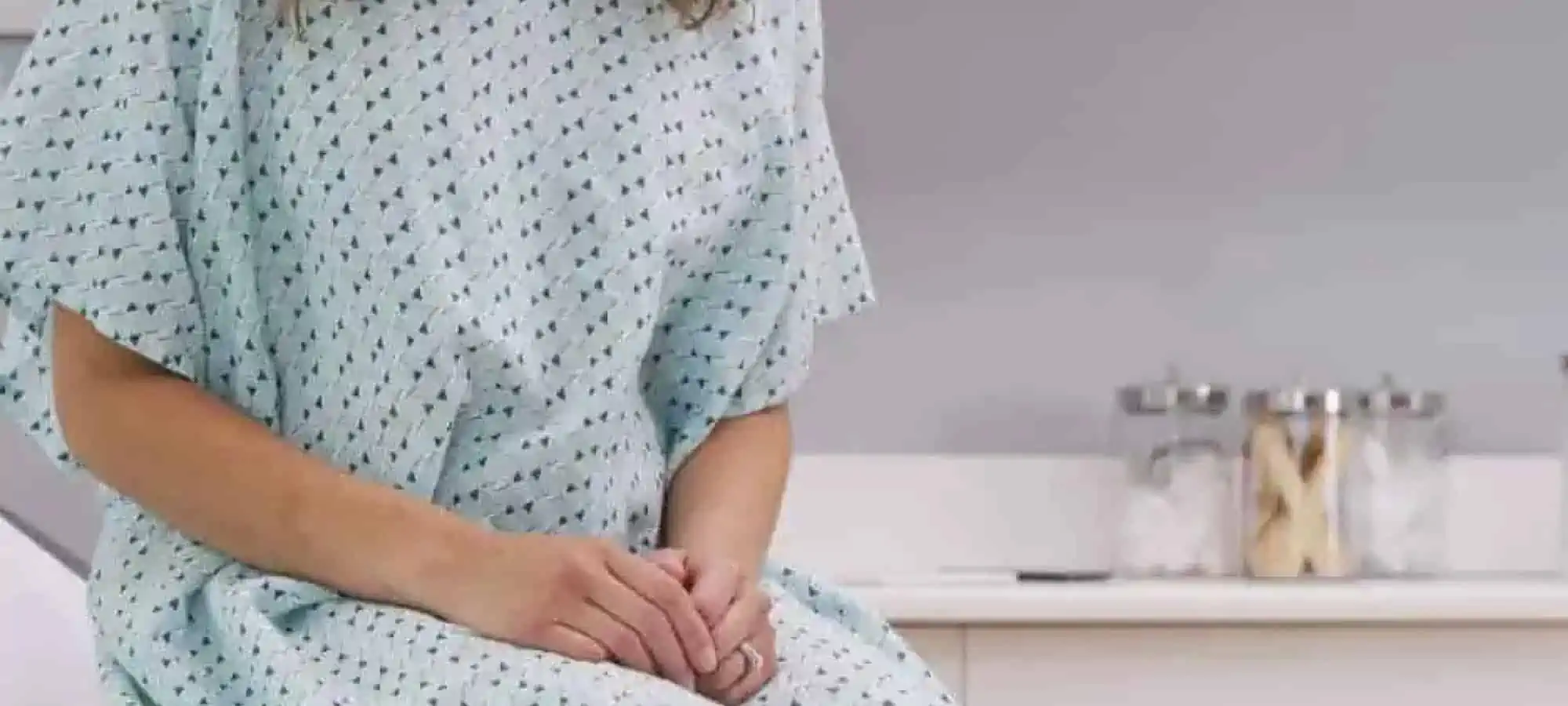 Women sitting in robe