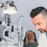 Man in a science lab
