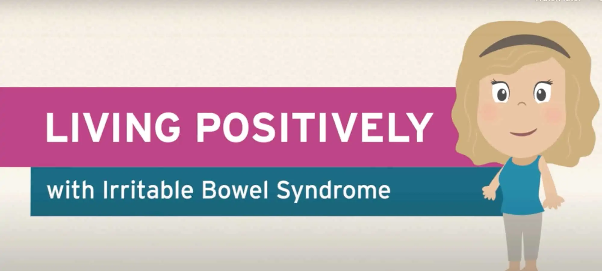 Beginning frame of Living with IBS Animation