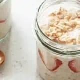 Overnight oats in a jar