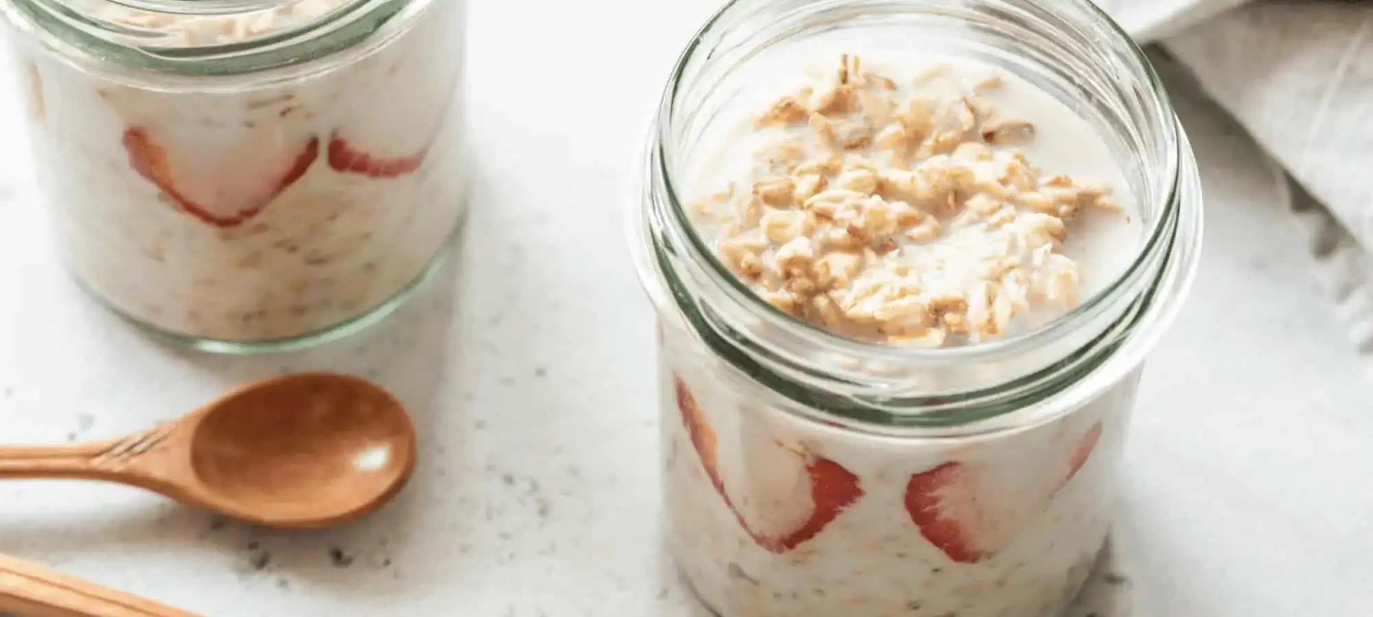 Overnight oats in a jar