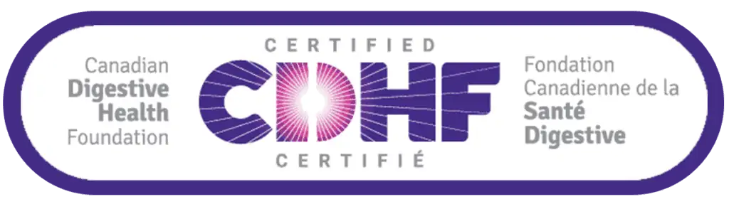 CDHF Certified Logo with Purple Border