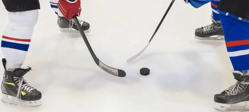 face-à-face de hockey