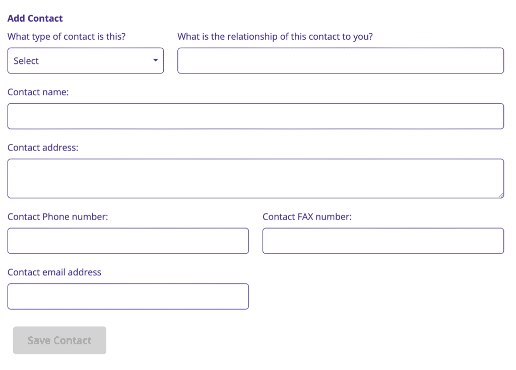 myibd contacts page