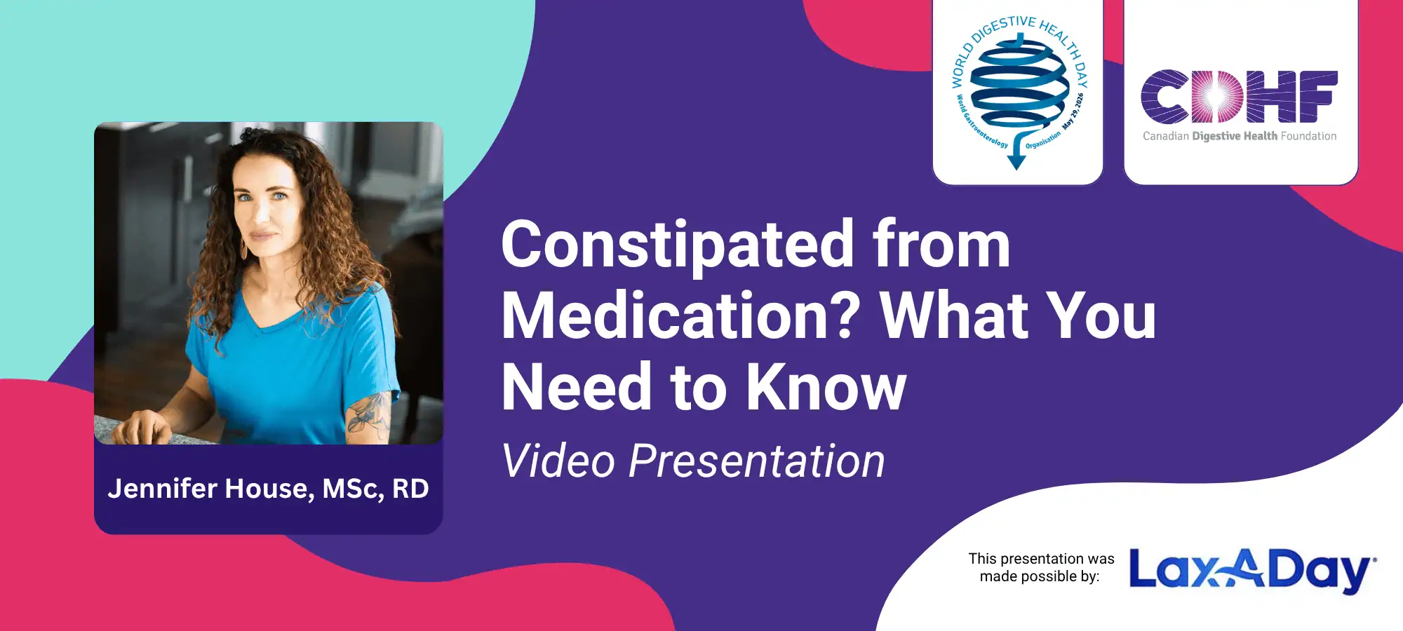Website banner - Constipated from Medication?