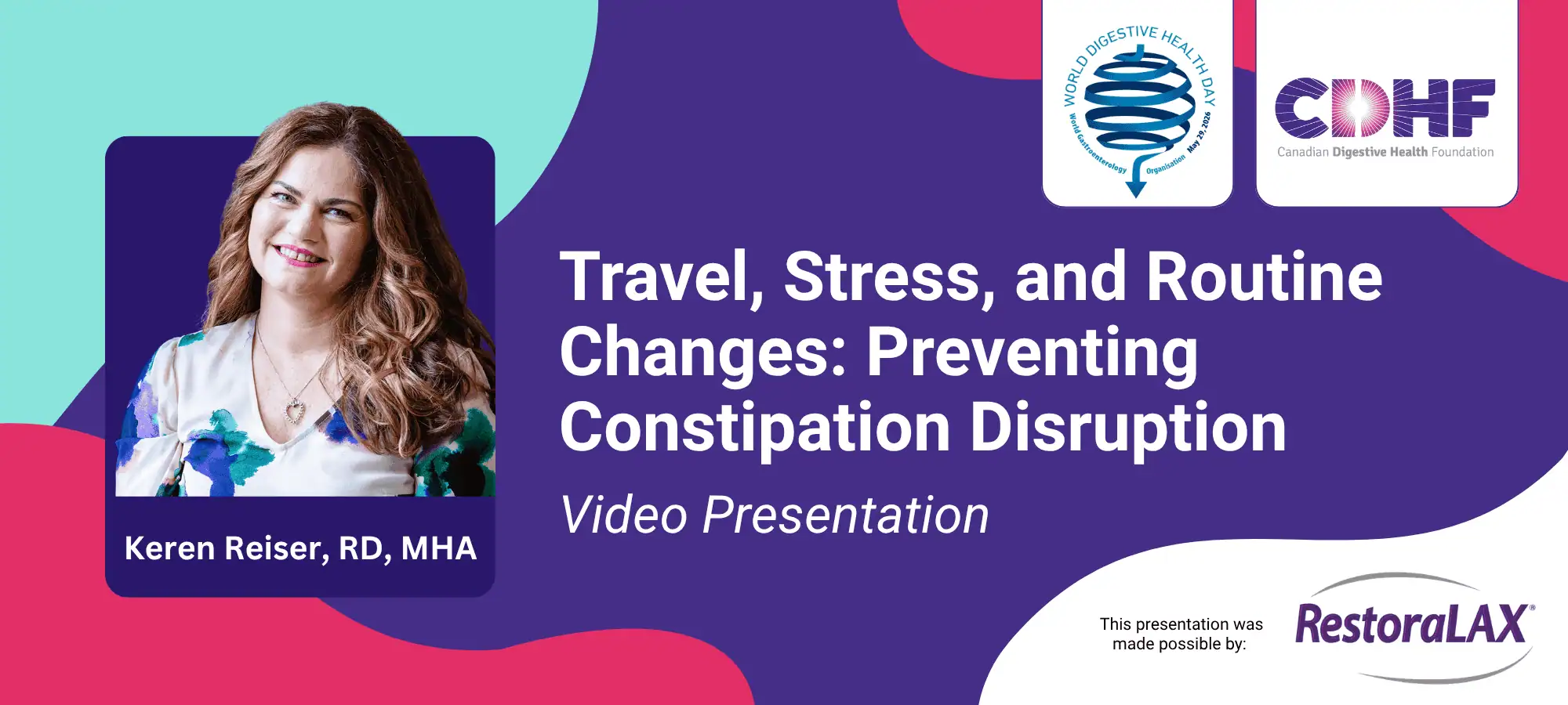 Website banner - WDHD Travel, Stress, and Routine Changes: Preventing Constipation Disruption